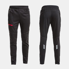 Men Women Thermal Fleece Winter Racing Pants Sportswear Reflective Trousers Waterproof