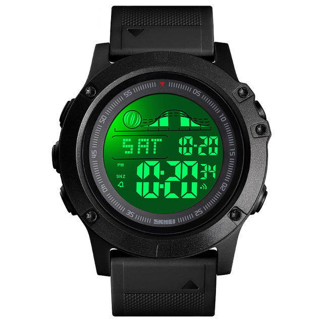 Large Dial Multi-function Chronograph Alarm Outdoor Sports Waterproof Men Watch Digital Watch