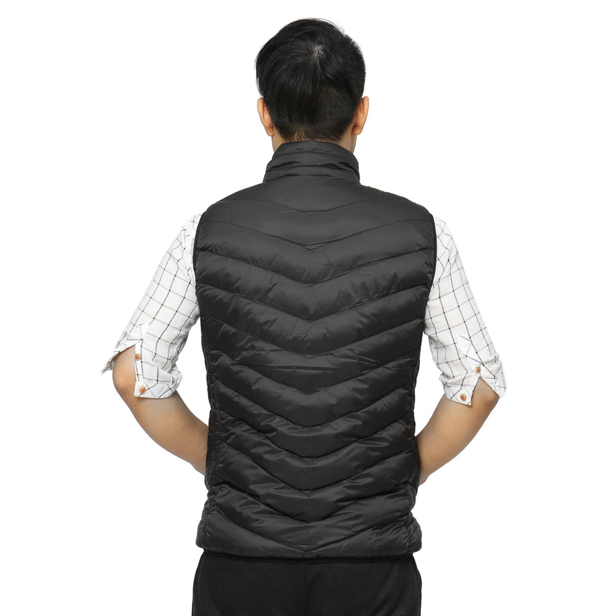 USB Heated Vest Jacket - Electric Thermal Pads for Motorcycle Winter Warmth