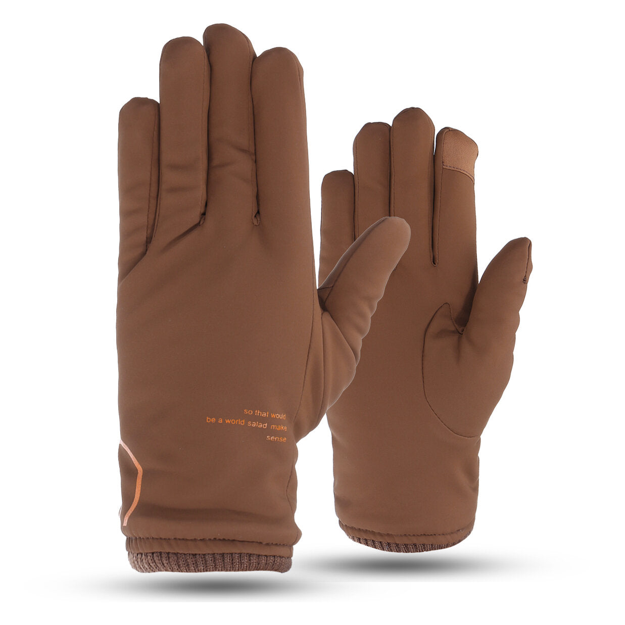 Men's Windproof Thermal Touchscreen Gloves for Winter Driving & Skiing