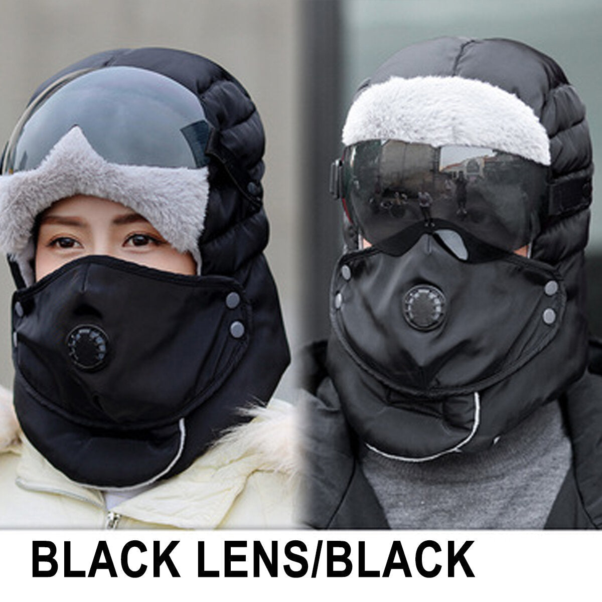 Winter Original Design Warm Winter Hat For Women Waterproof Hood Hat With Glasses