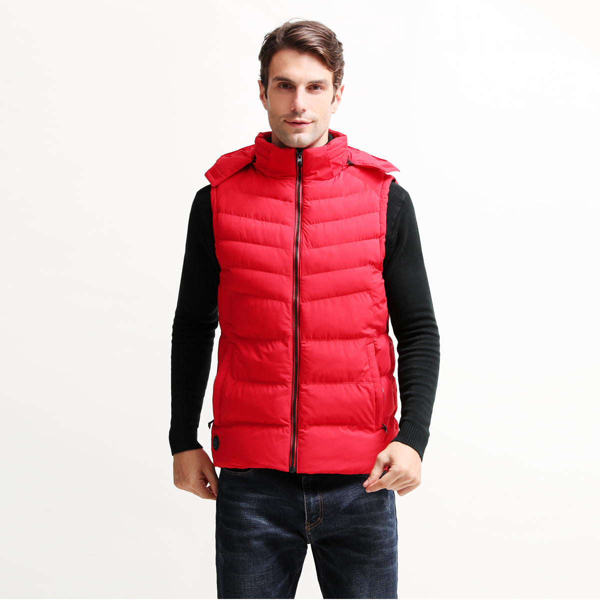 USB Heated Sleeveless Vest with Temperature Control for Winter