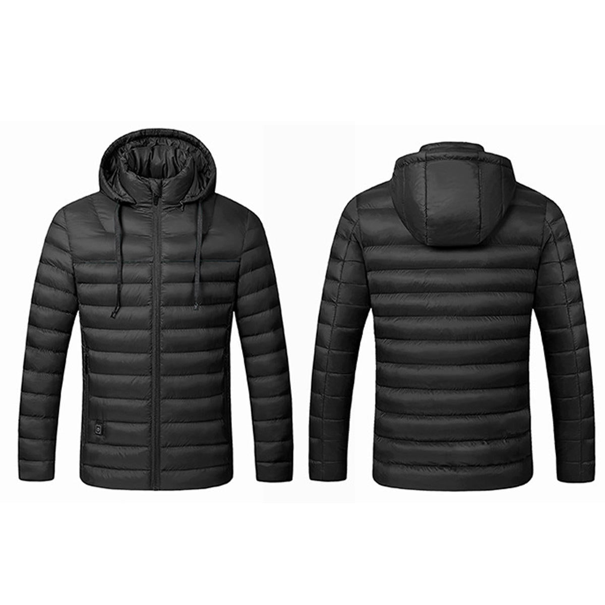 Waterproof Electric USB Heatiing Warm Hooded Jacket Winter Heated Coats