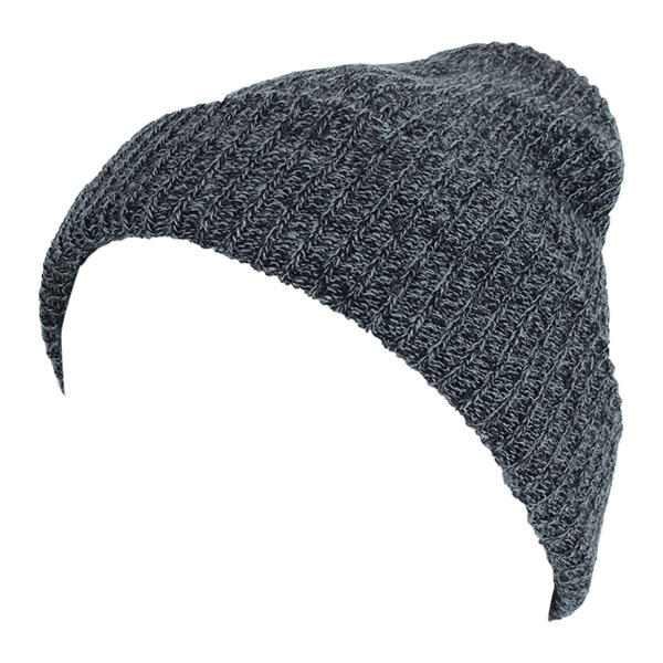 Unisex Stripe Knitted Slouch Beanie Hat - Warm Elastic Winter Cap for Men & Women