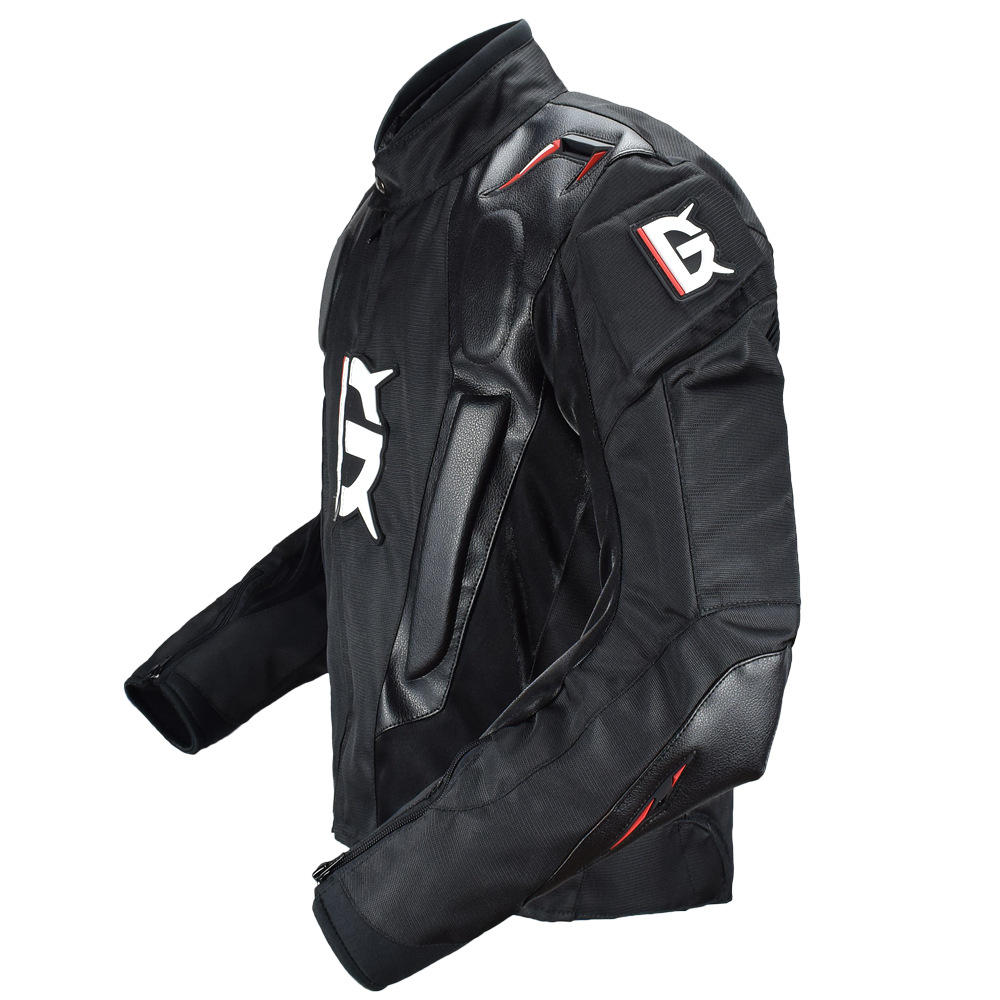 Motorcycle Jacket PU Leather Racing Body Armor Moto Motocross Off-road Protection Gear Clothing