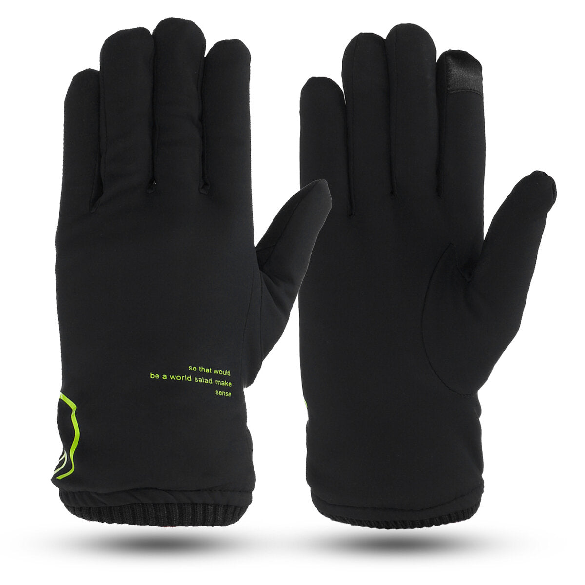 Men's Windproof Thermal Touchscreen Gloves for Winter Driving & Skiing