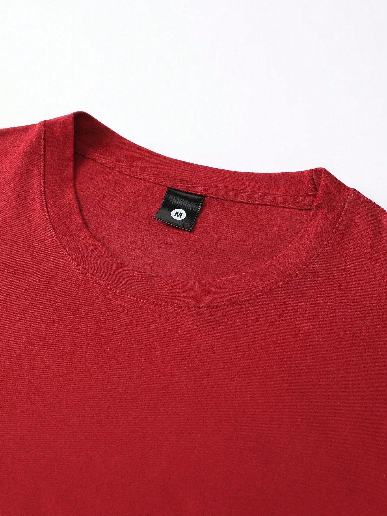 5pcs Men's Regular Fit Long Sleeve T-Shirts, Basic Solid Color, Casual/Sports/Outdoor