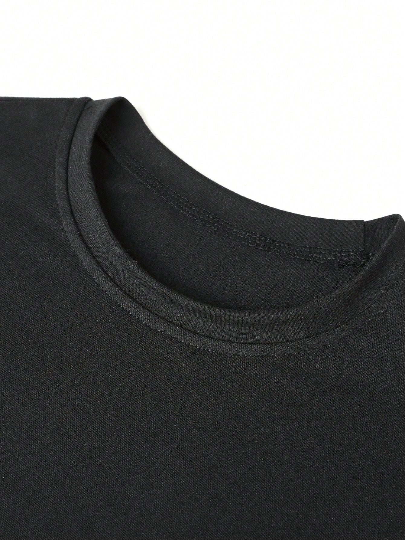 Tween Boy 2025 Casual Summer T-Shirt - Letter Print, Round Neck, Short Sleeve