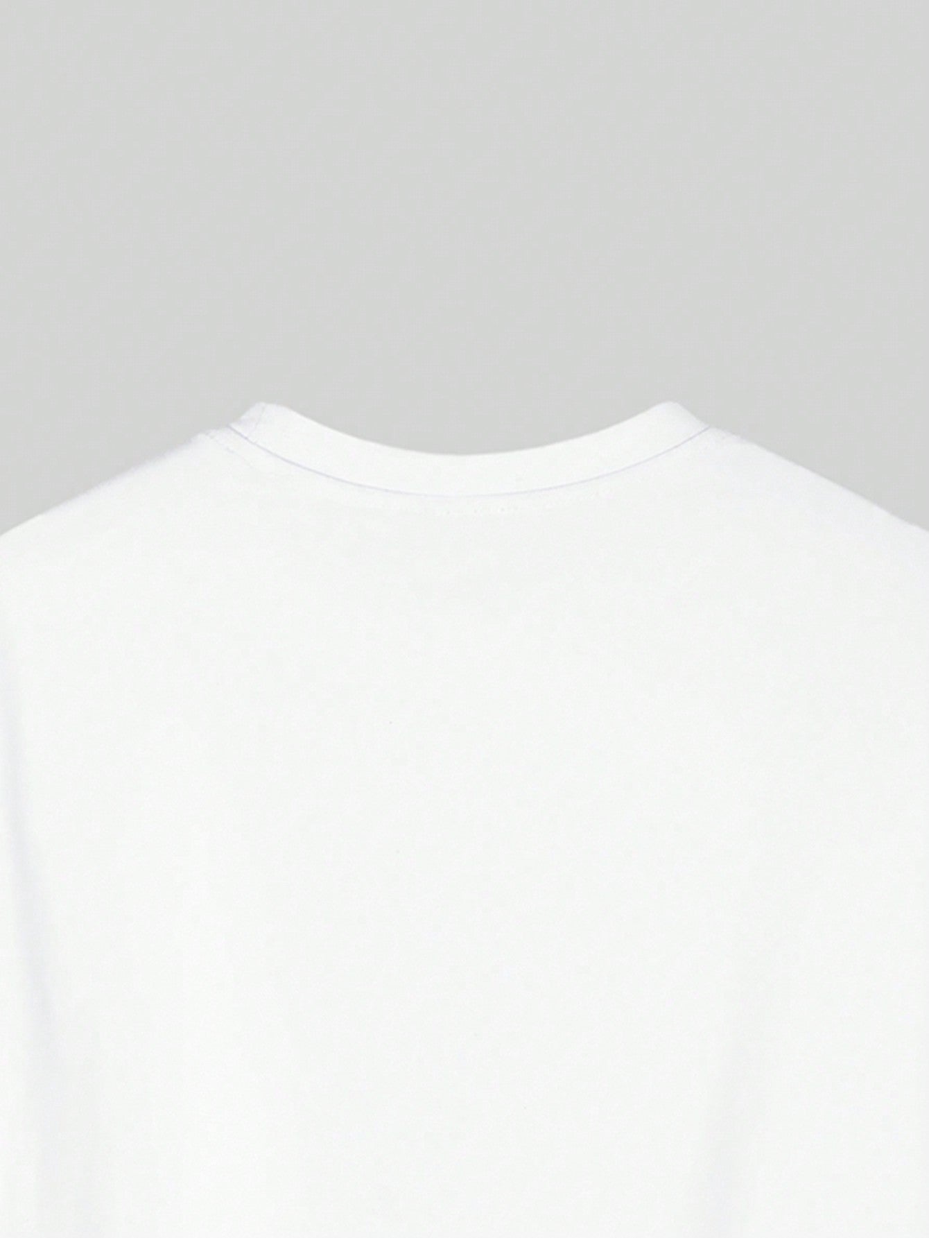 Tween Boy 2025 Summer Casual Letter Print Round Neck Short Sleeve T-Shirt
