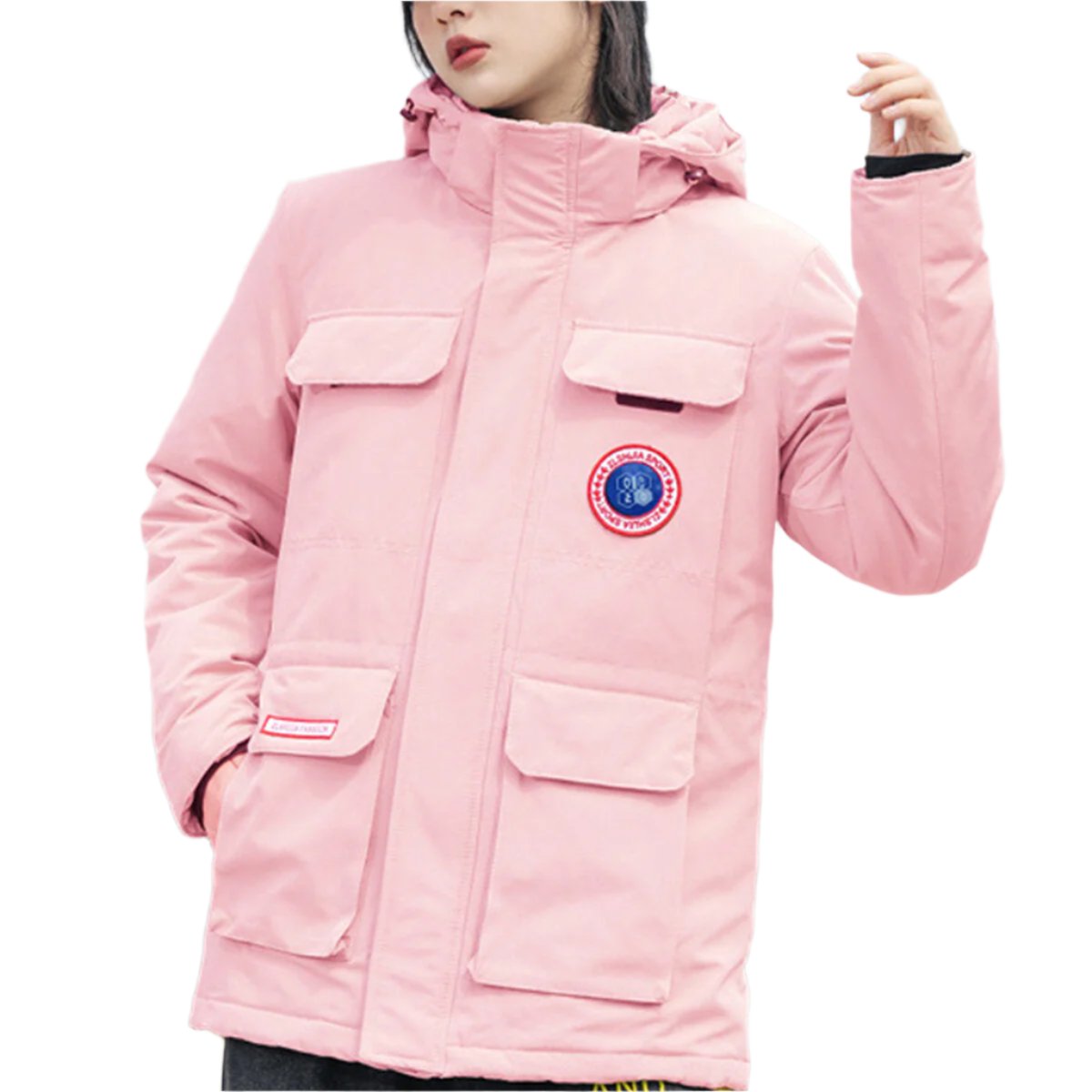 Heated USB Hooded Jacket - Washable, Winter Warm Electric Coat