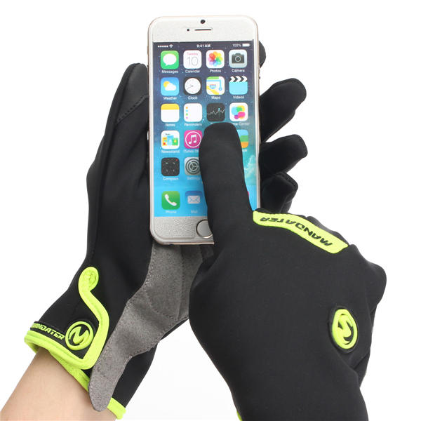 Touchscreen Waterproof Winter Gloves for Motorcycle & Cycling - Warm & Windproof Full Finger