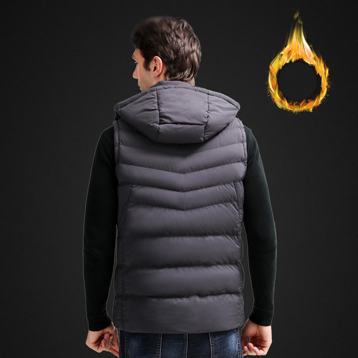 USB Heated Electric Winter Vest Jacket - Intelligent Warmth