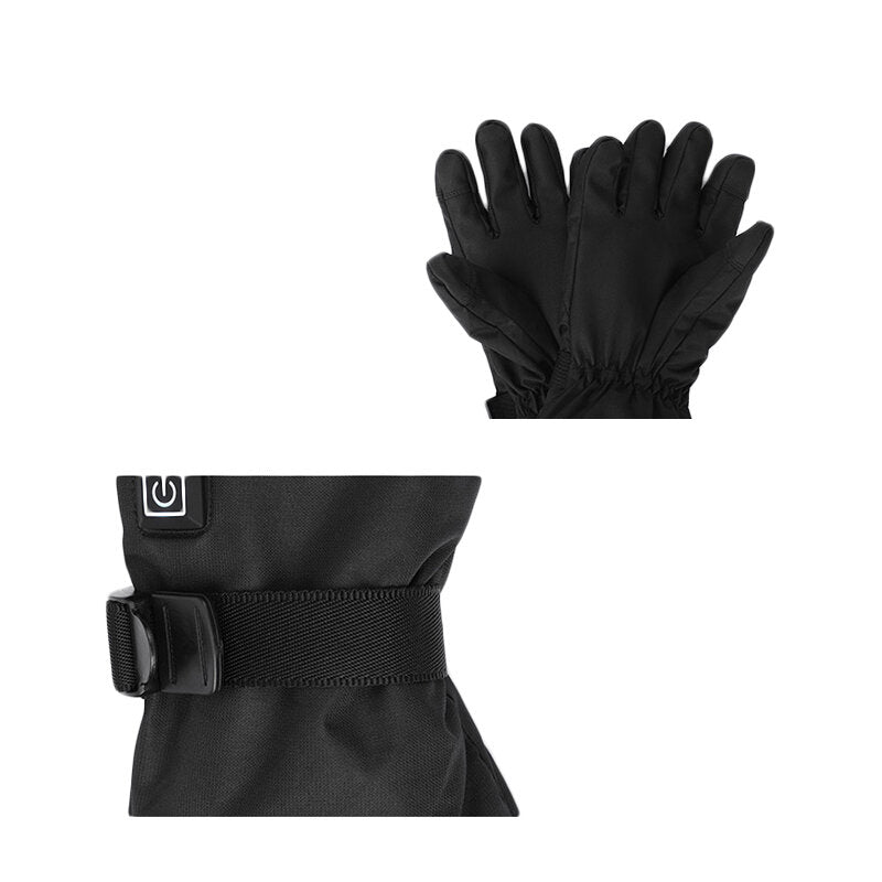 Waterproof USB Heated Touchscreen Gloves with Temperature Control