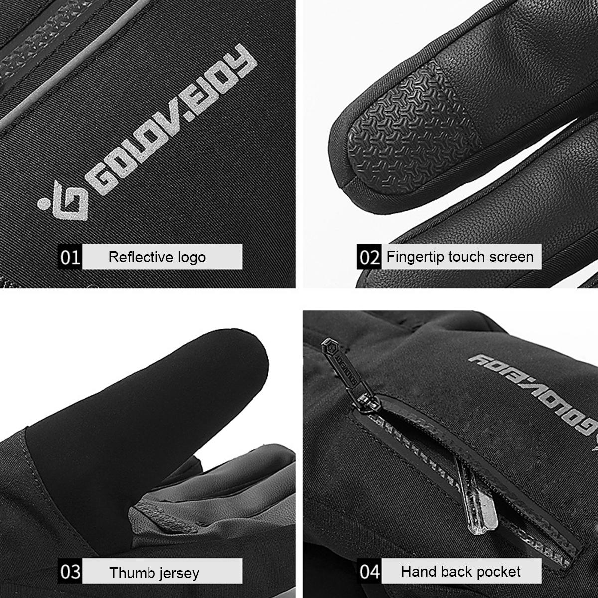 Unisex Thermal Touch Screen Gloves for Winter Cycling & Outdoor Activities