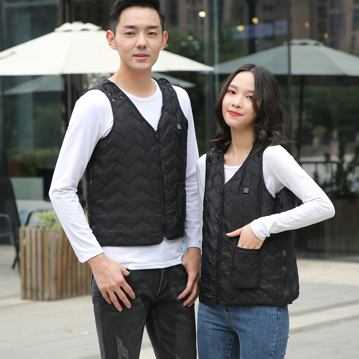 5-Heating Intelligent Smart Electric Heated Vest Winter For Men And Women