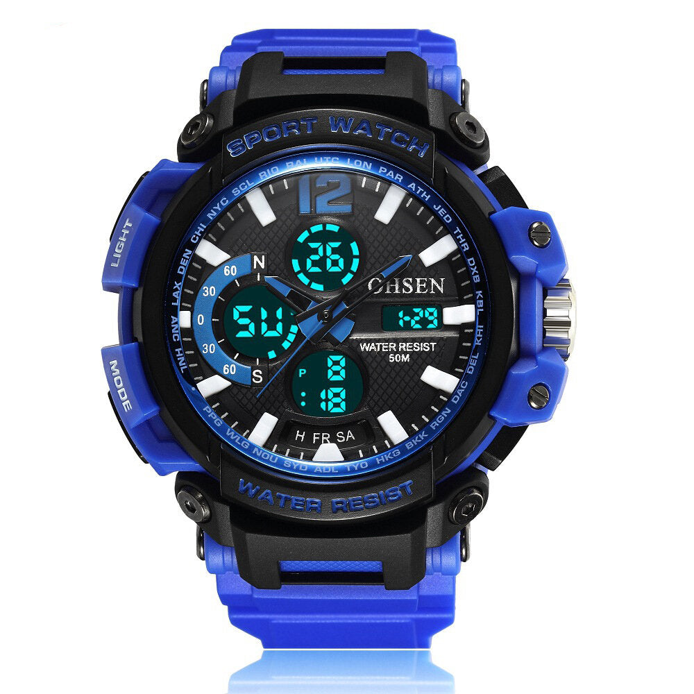 LED Alarm Waterproof Digital Watch Men Women Student Sport Watch