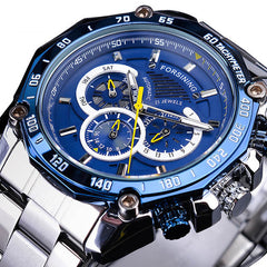 Fashion Men Watch Luminous Date Week Display Waterproof Mechanical Watch