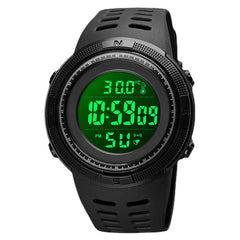 Body Ambient Temperature Monitor Date Week Luminous Display Chronograph Waterproof Fashion Universal Digital Watch