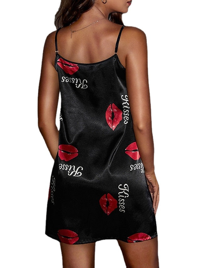 Women's Strap Sweater Dress Night Sweater Dress Mini Sweater Dress Casual Cozy Print Floral Strap Home Lounge