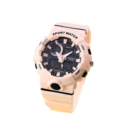 Fashion Alarm Clock Luminous Display Shockproof Couple Dual Display Digital Watch