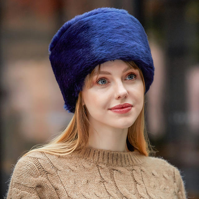 Warm Velvet Fur Hat - Thickened for Cold Weather