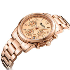 Women Watch Luxury Fashion Chronograph Ladies Quartz Wrist Watch