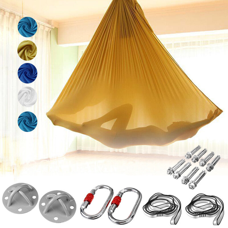 Yoga Swing Sling Hammock Inversion Anti-gravity Gym Yoga Pilates With Accessories