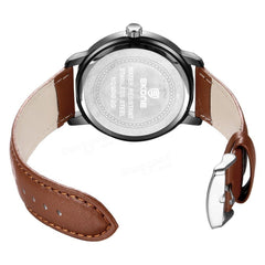 Men Women Quartz Watches Water Resistant Leather Business Leisure Wrist Watch