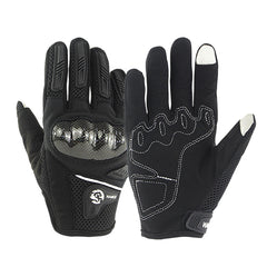 Touchscreen Full Finger Safety Gloves for Motorcycle Riding & Cycling