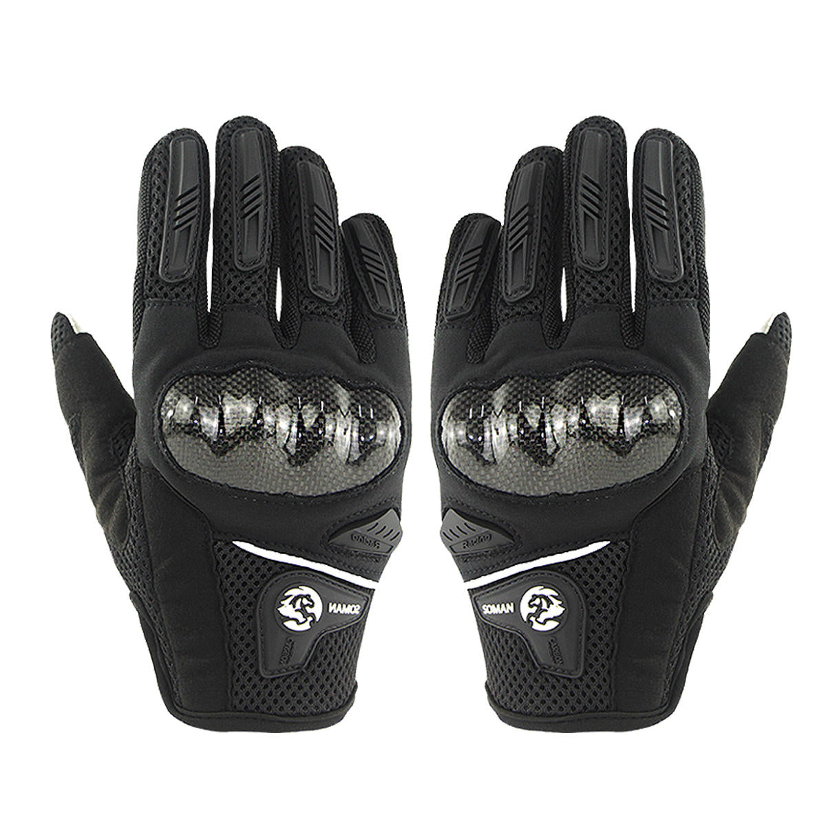 Touchscreen Full Finger Safety Gloves for Motorcycle Riding & Cycling