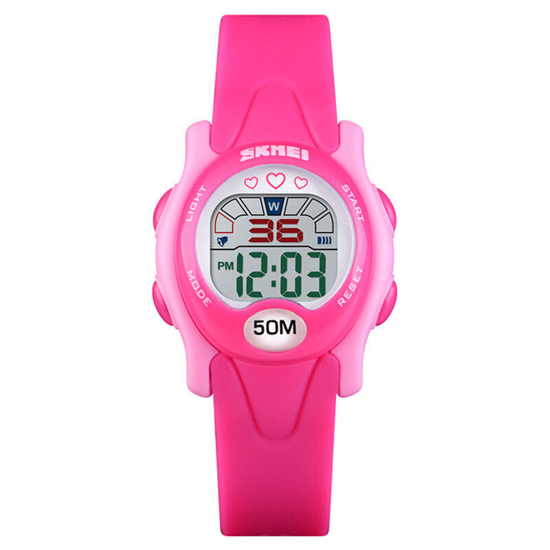 Fashion Children Watch Date Week Display LED Light Kids Waterproof Christmas Digital Watch