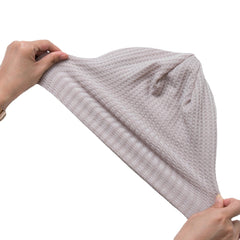 Women's Plaid Knitted Beanie - Warm, Soft, Breathable, Adjustable for Autumn/Winter