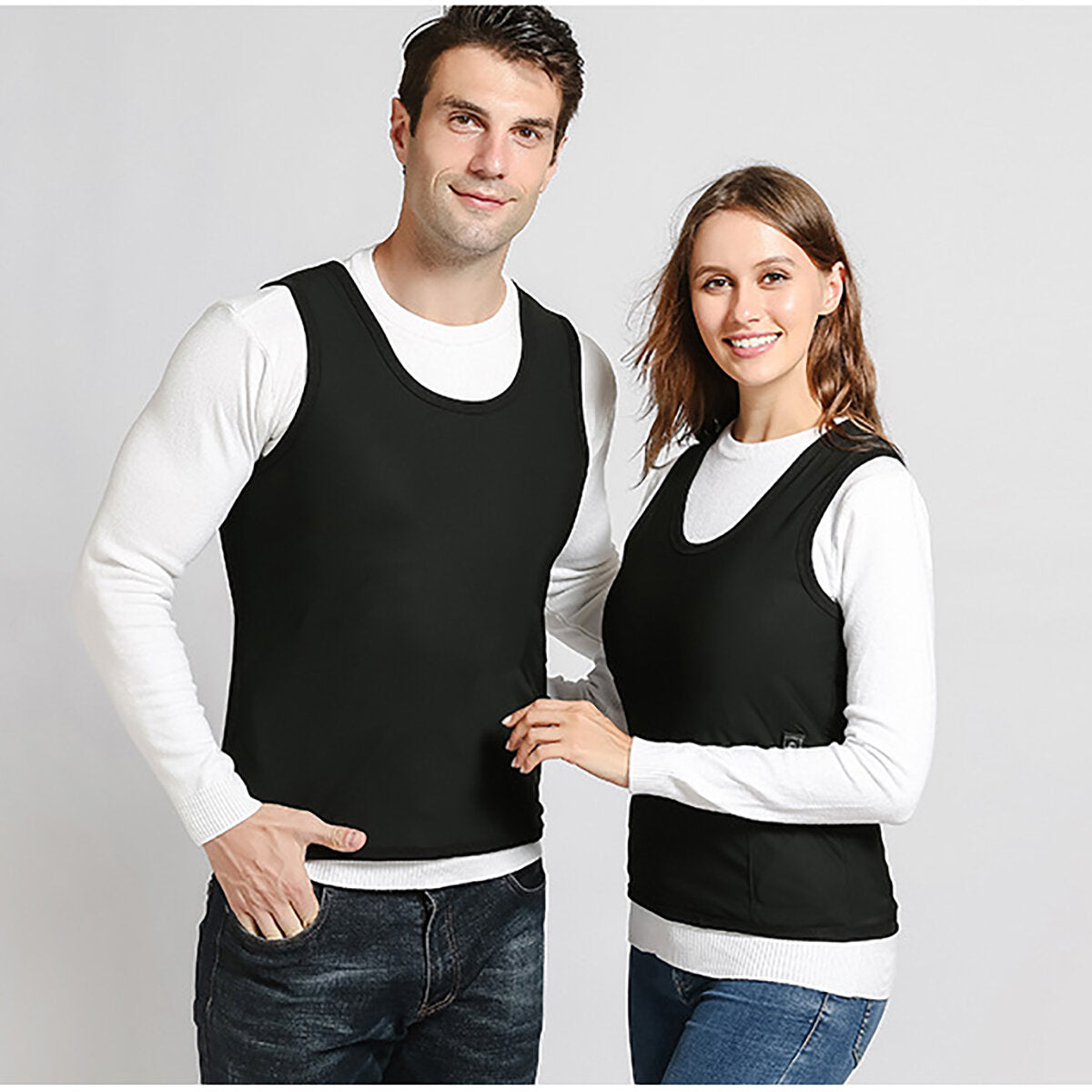 USB Heated Vest - Adjustable Temperature Winter Jacket for Men & Women