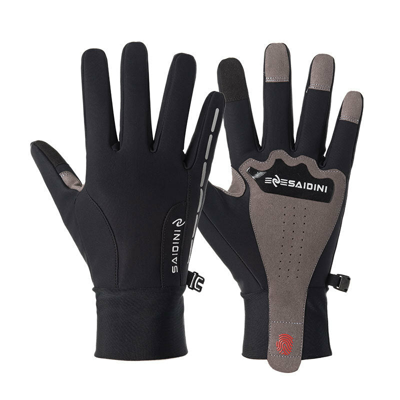 Waterproof Thermal Touch Screen Gloves - Non-slip, Warm Velvet for Outdoor Sports & Motorcycle Use