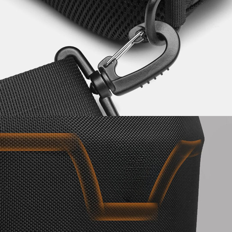 Men's Anti-theft Waterproof USB Charging Crossbody Sling Bag