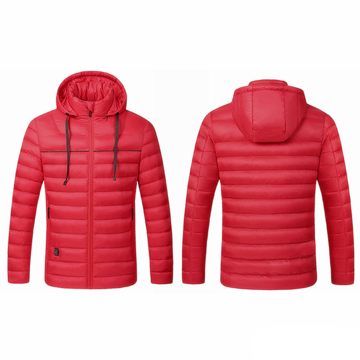 Waterproof Electric USB Heatiing Warm Hooded Jacket Winter Heated Coats