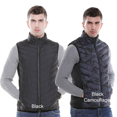 USB Heated Vest for Men & Women - Rechargeable Electric Warming Jacket