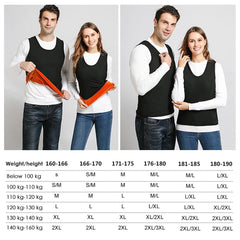 USB Heated Vest - Adjustable Temperature Winter Jacket for Men & Women