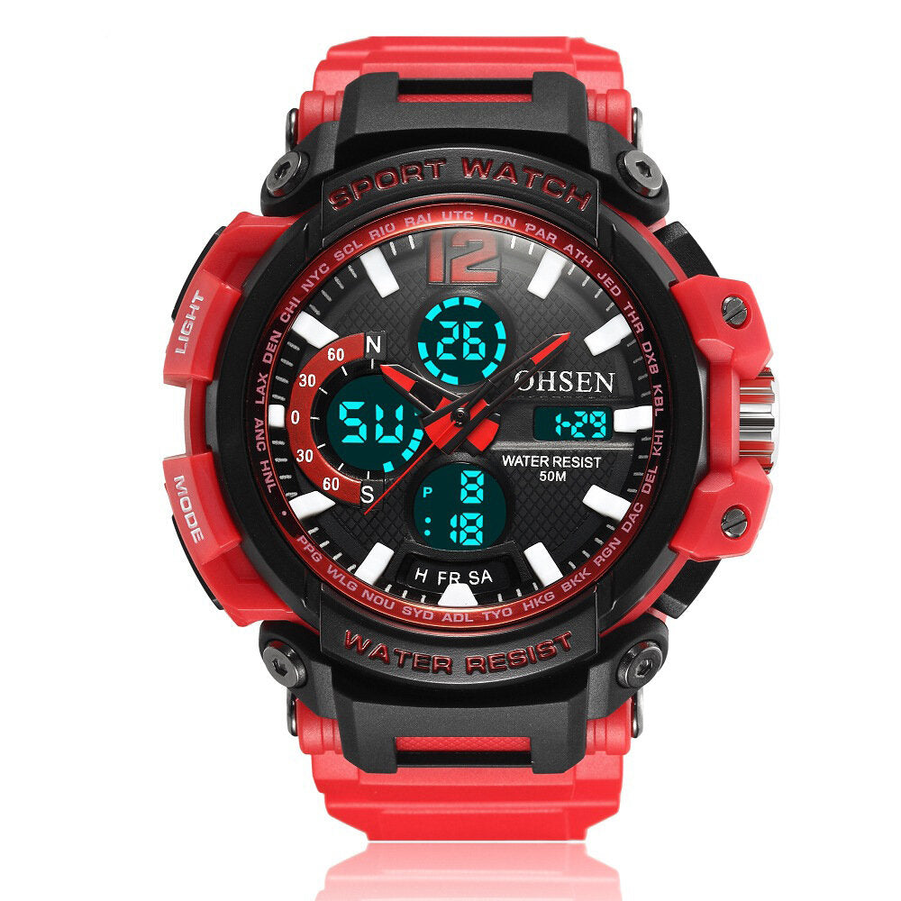 LED Alarm Waterproof Digital Watch Men Women Student Sport Watch