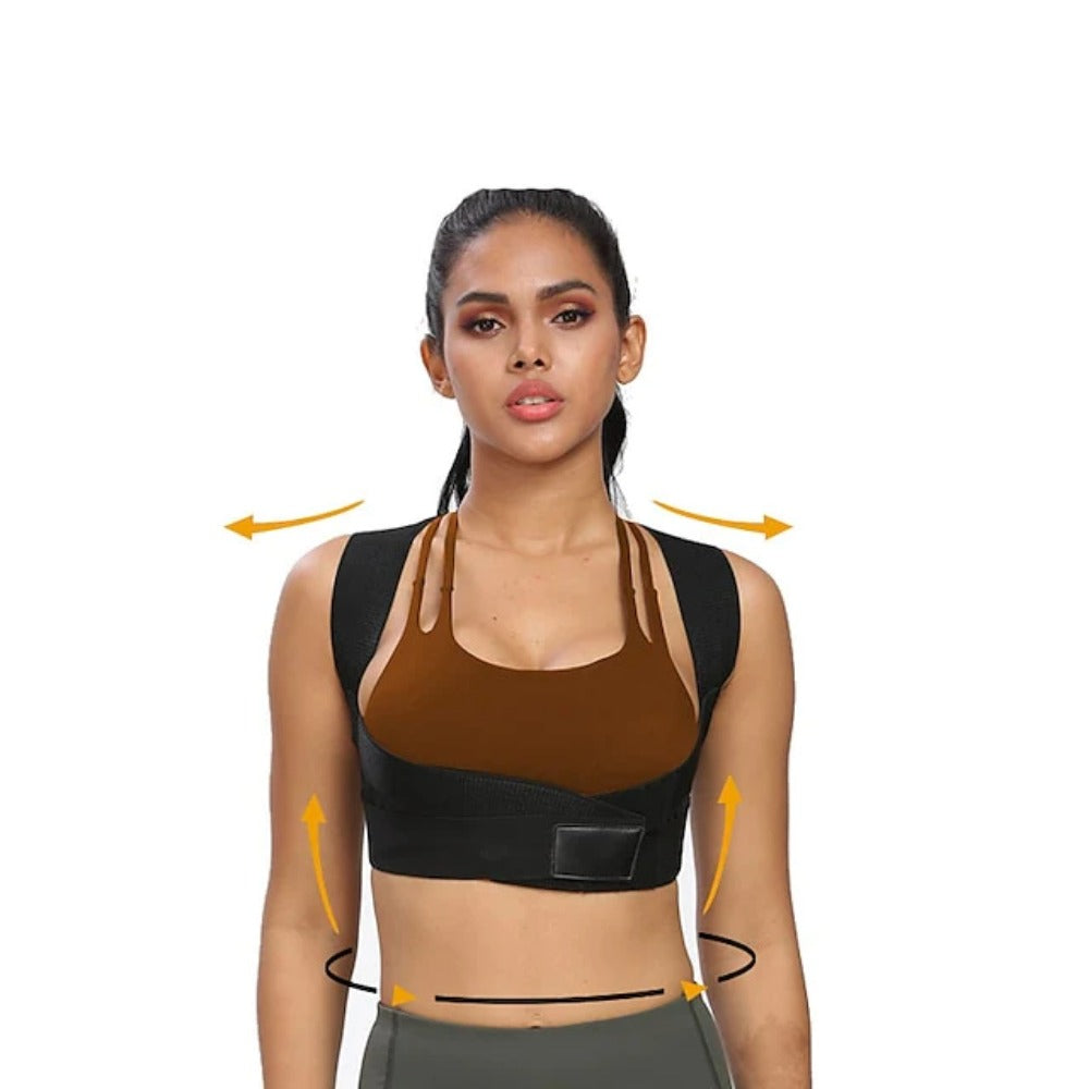 Adjustable Posture Corrector Brace for Men & Women - Comfortable Back, Shoulder & Neck Pain Relief