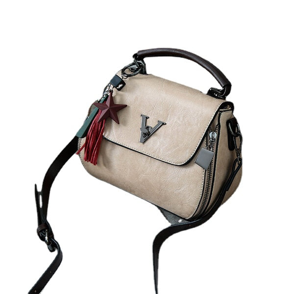 Vintage Elegant Tassel Bucket Bag Shoulder Bag Handbag Crossbody Bag For Women