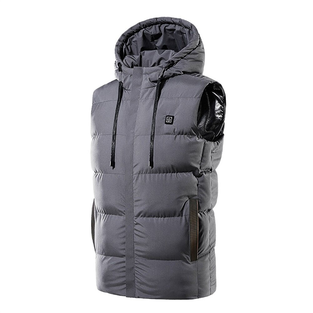 Unisex Heated Vest with USB Charging - Intelligent Temperature Control Winter Jacket