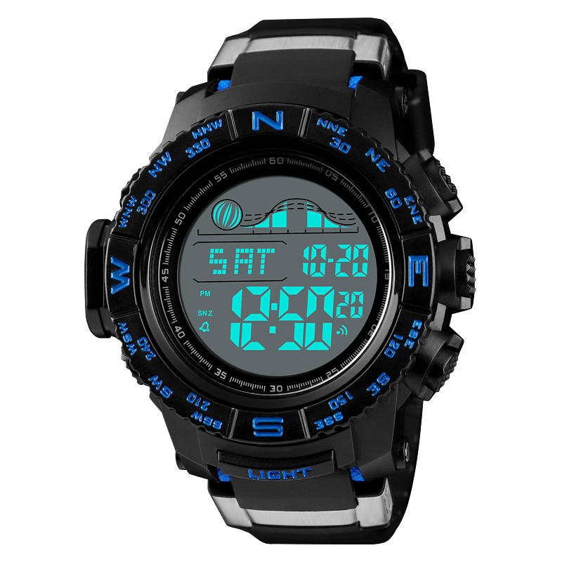 Chrono Luminous Clock Date Week Display Digital Watch