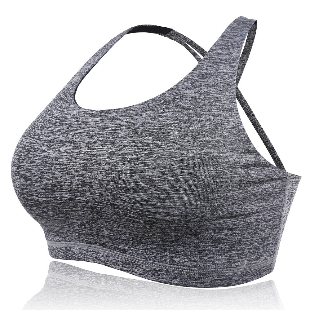Seamfree Padded Wireless Full Coverage Criss Cross Sports Bra