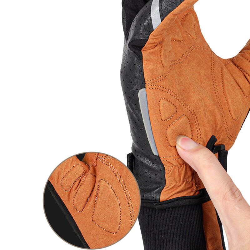 Cycling Gloves Winter Plush Bike Gloves Biking Touch Screen Warm Glove Riding Portable Dustproof Cycling Accessories