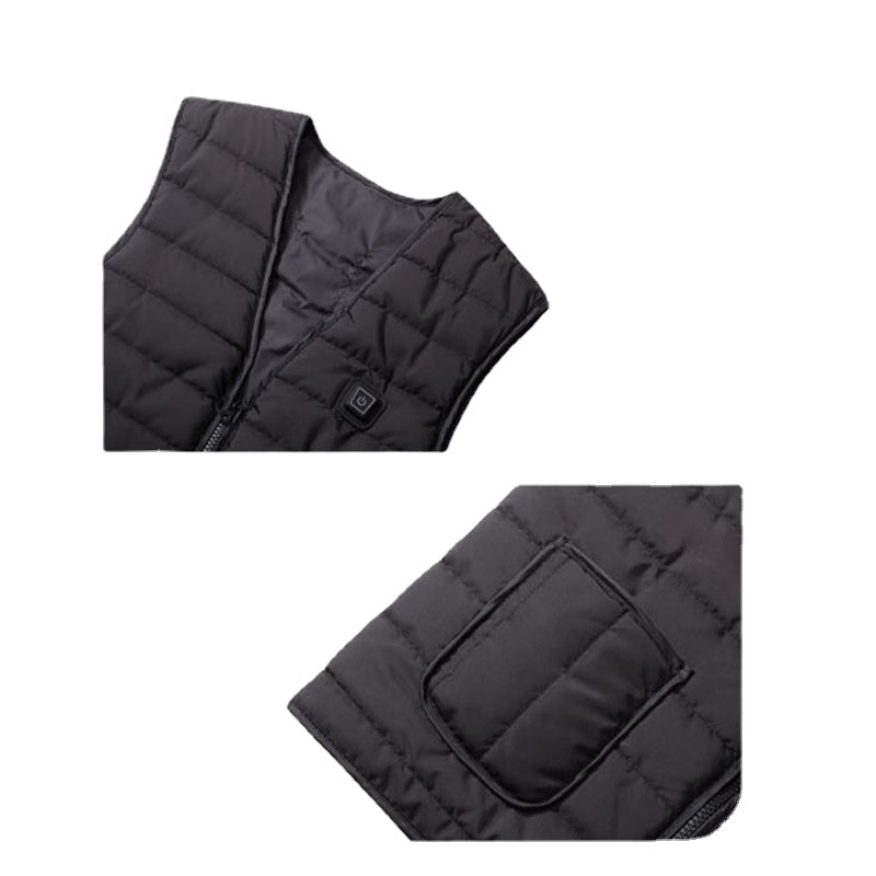 USB Heated Vest 5V Winter Jacket with 3 Temp Settings