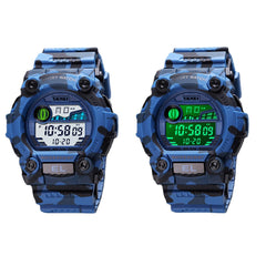 Chronograph Sport Men Wristwatch Luminous Display Waterproof LED Digital Watch