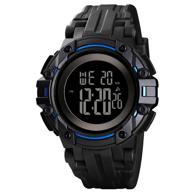 Alarm Chronograph Luminous 5ATM Military Style Sports Men Watch Digital Watch