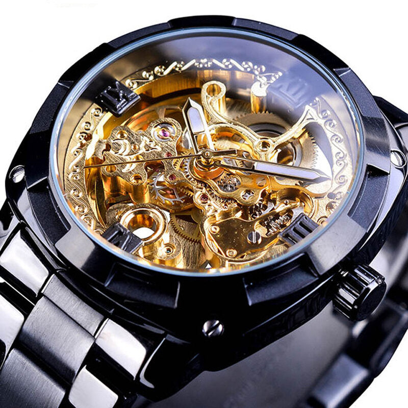 Light Luxury 3ATM Waterproof Luminous Display Fashion Men Mechanical Watch