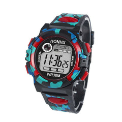 Fashion Men Watch Luminous Date Week Display Multi-function Camouflage Sport Digital Watch